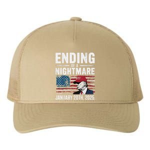 Trump Merchandise Inauguration 2025 Ending Of A Nightmare Yupoong Adult 5-Panel Trucker Hat