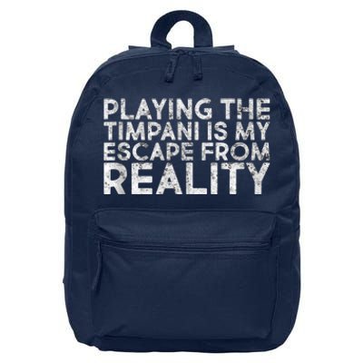 Timpani Musical Instrument Timpani Drum Timpani Players 16 in Basic Backpack