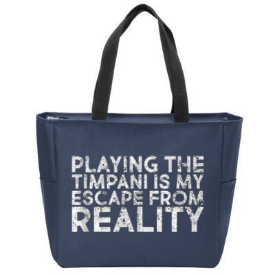 Timpani Musical Instrument Timpani Drum Timpani Players Zip Tote Bag