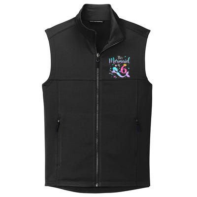 This Mermaid Is 6th Birthday Daughter Collective Smooth Fleece Vest