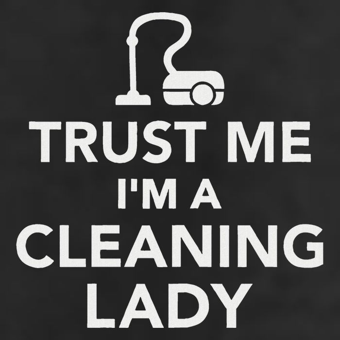 Trust Me IM A Cleaning Lady Adult Drive Performance Visor
