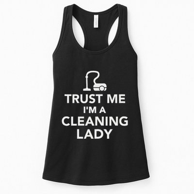 Trust Me IM A Cleaning Lady Womens Tank Top
