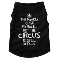 The Monkey Is Off My Back Sobriety Anniversary Sober Aa Na Doggie Tank