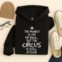 The Monkey Is Off My Back Sobriety Anniversary Sober Aa Na Hoodie