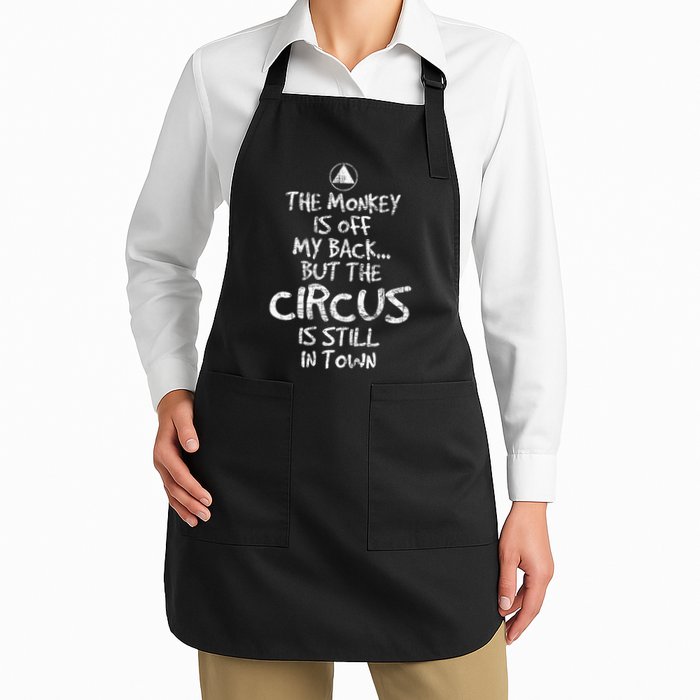 The Monkey Is Off My Back Sobriety Anniversary Sober Aa Na Apron