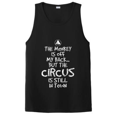 The Monkey Is Off My Back Sobriety Anniversary Sober Aa Na PosiCharge Competitor Tank