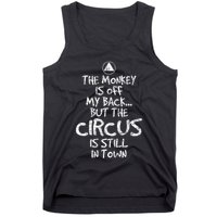 The Monkey Is Off My Back Sobriety Anniversary Sober Aa Na Tank Top