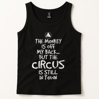 The Monkey Is Off My Back Sobriety Anniversary Sober Aa Na Tank Top