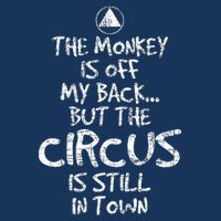 The Monkey Is Off My Back Sobriety Anniversary Sober Aa Na Infant Baby Jersey Bodysuit