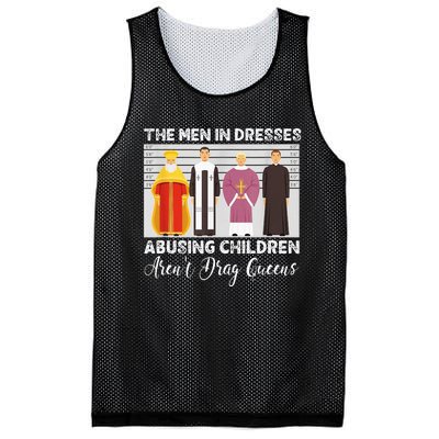 The Men In Dresses Abusing Children Arent Drag Queens Mesh Reversible Basketball Jersey Tank