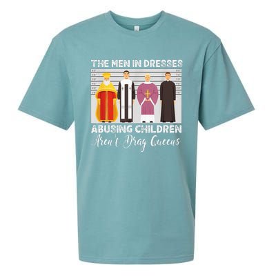 The Men In Dresses Abusing Children Arent Drag Queens Sueded Cloud Jersey T-Shirt