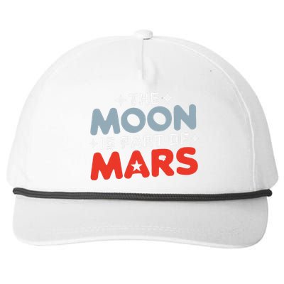 The Moon Is Part Of Mars Snapback Five-Panel Rope Hat