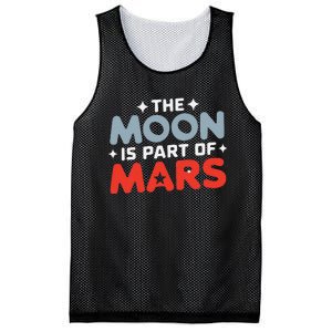 The Moon Is Part Of Mars Mesh Reversible Basketball Jersey Tank