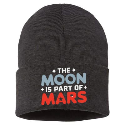 The Moon Is Part Of Mars Sustainable Knit Beanie