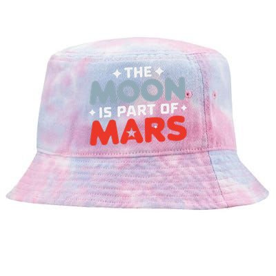 The Moon Is Part Of Mars Tie-Dyed Bucket Hat