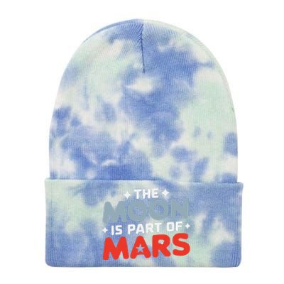 The Moon Is Part Of Mars Tie Dye 12in Knit Beanie