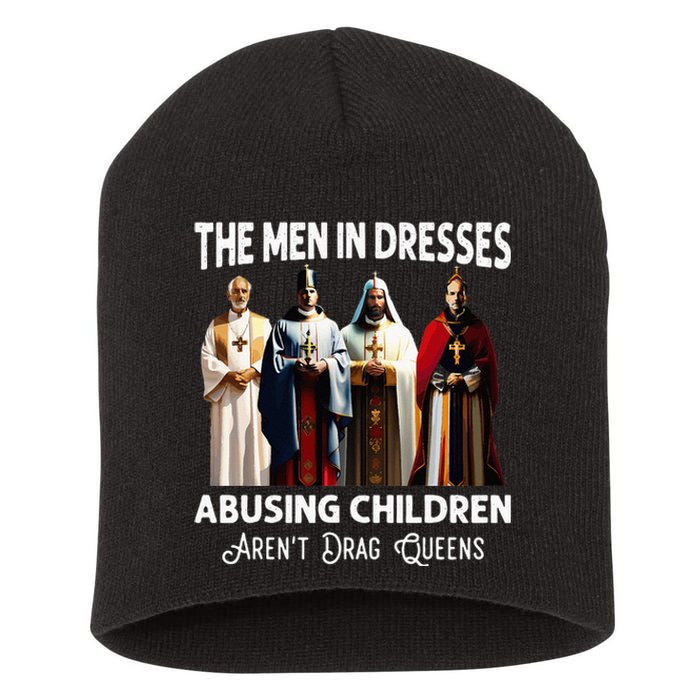 The Men In Dresses Abusing Children Arent Drag Queens Short Acrylic Beanie