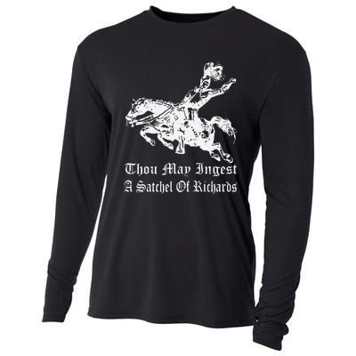 Thou May Ingest A Satchel Of Richards Cooling Performance Long Sleeve Crew