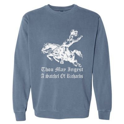 Thou May Ingest A Satchel Of Richards Garment-Dyed Sweatshirt