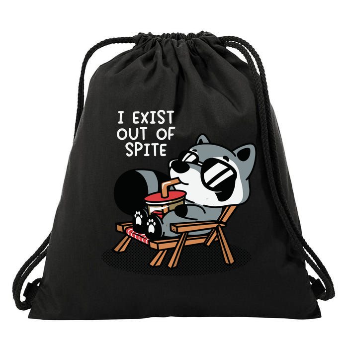 The Mandatoryfunday I Exit Out Of Spite Drawstring Bag