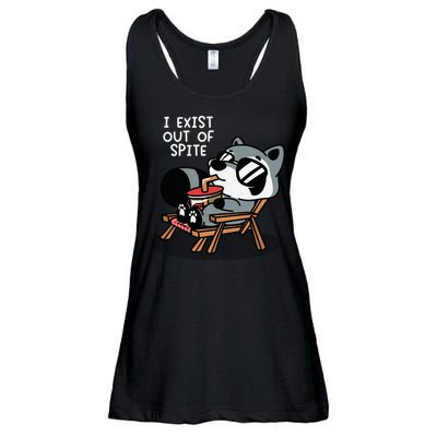 The Mandatoryfunday I Exit Out Of Spite Ladies Essential Flowy Tank