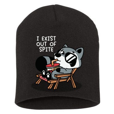 The Mandatoryfunday I Exit Out Of Spite Short Acrylic Beanie