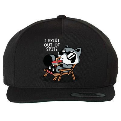 The Mandatoryfunday I Exit Out Of Spite Wool Snapback Cap