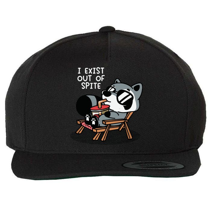 The Mandatoryfunday I Exit Out Of Spite Wool Snapback Cap
