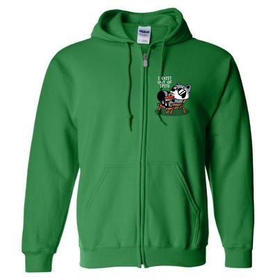 The Mandatoryfunday I Exit Out Of Spite Full Zip Hoodie