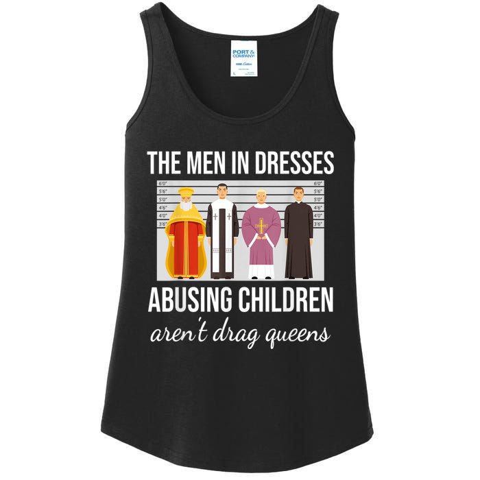 The Men In Dresses Abusing Children Aren't Drag Queens Ladies Essential Tank