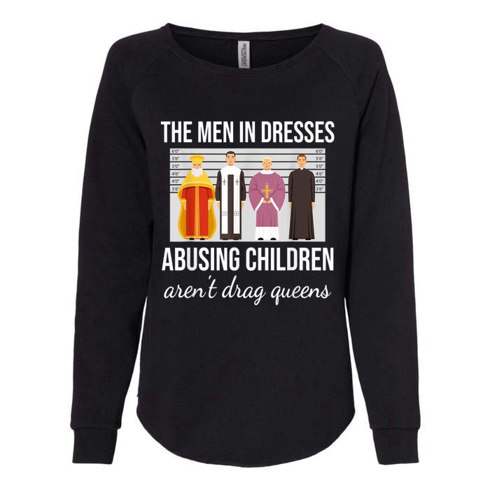 The Men In Dresses Abusing Children Aren't Drag Queens Womens California Wash Sweatshirt