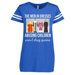 The Men In Dresses Abusing Children Aren't Drag Queens Enza Ladies Jersey Football T-Shirt