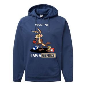 Trust Me I Am A Genius Performance Fleece Hoodie