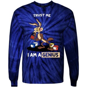 Trust Me I Am A Genius Tie-Dye Long Sleeve Shirt