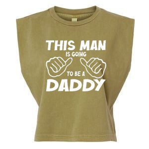 This Man Is Going To Be A Daddy Garment-Dyed Women's Muscle Tee