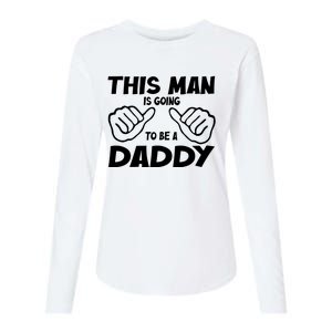 This Man Is Going To Be A Daddy Womens Cotton Relaxed Long Sleeve T-Shirt