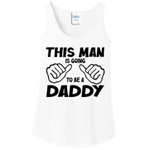 This Man Is Going To Be A Daddy Ladies Essential Tank