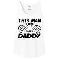 This Man Is Going To Be A Daddy Ladies Essential Tank