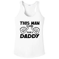 This Man Is Going To Be A Daddy Ladies PosiCharge Competitor Racerback Tank