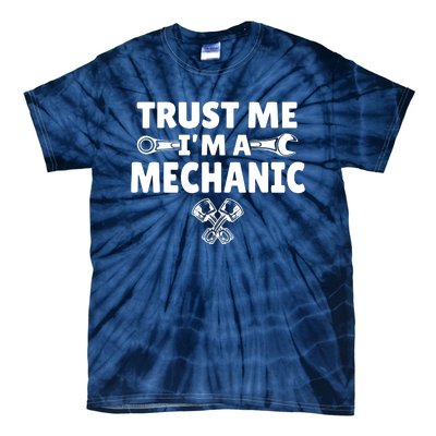 Trust Me I'm A Bike Mechanic Tie-Dye T-Shirt