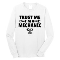 Trust Me I'm A Bike Mechanic Long Sleeve Shirt