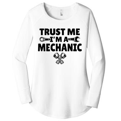 Trust Me I'm A Bike Mechanic Women's Perfect Tri Tunic Long Sleeve Shirt