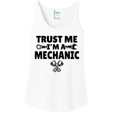 Trust Me I'm A Bike Mechanic Ladies Essential Tank