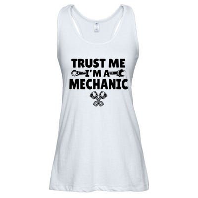 Trust Me I'm A Bike Mechanic Ladies Essential Flowy Tank