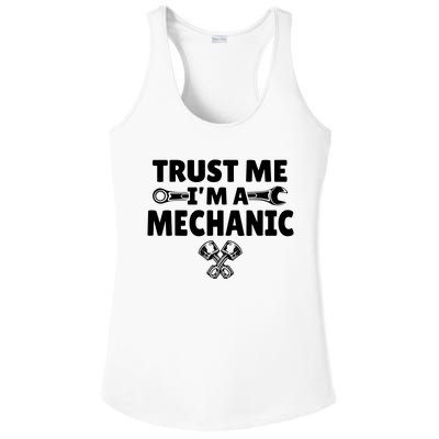 Trust Me I'm A Bike Mechanic Ladies PosiCharge Competitor Racerback Tank