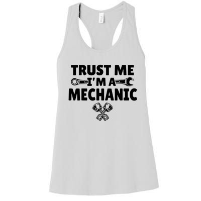 Trust Me I'm A Bike Mechanic Women's Racerback Tank