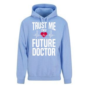 Trust Me I'm A Future Doctor Funny Medical School Gift Unisex Surf Hoodie