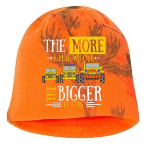 The More I Play With It The Bigger It Gets Off Roader Gift Kati - Camo Knit Beanie