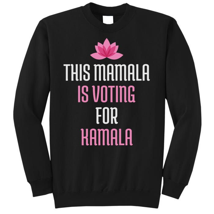 This Mamala Is Voting For Kamala Harris 2024 Lotus Flower Sweatshirt