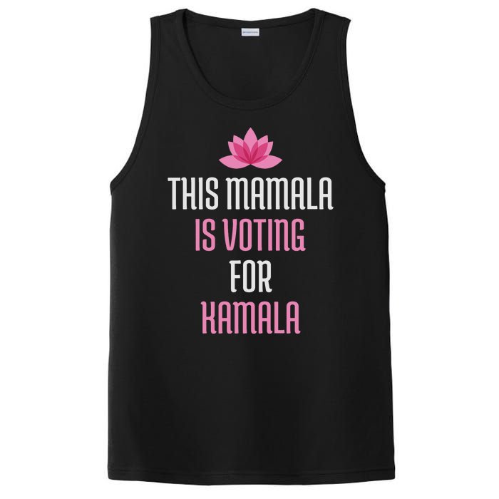 This Mamala Is Voting For Kamala Harris 2024 Lotus Flower PosiCharge Competitor Tank